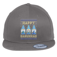 Hanukkah Gnomes Jewish Candles Festival Lights Lover Flat Bill Snapback Cap | Artistshot