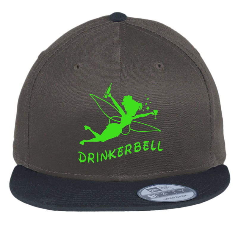 Tinkerbell Drink Flat Bill Snapback Cap by SerenSancler | Artistshot