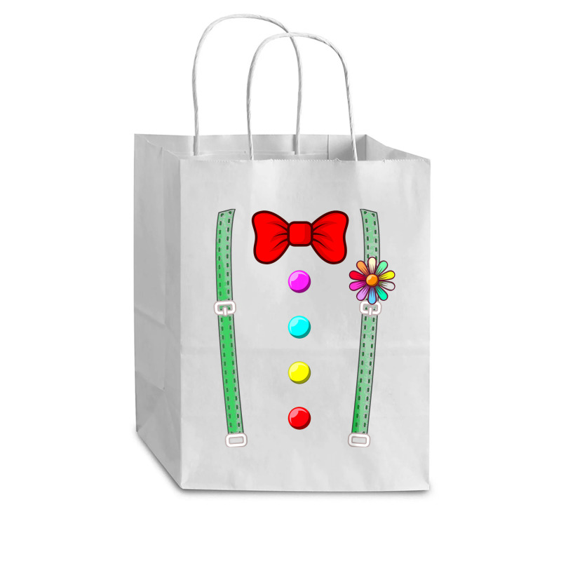 Clown Costume Funny Circus Halloween Costumes Cub Paper Bag - 8 X 4 1/2 X 10 1/4 | Artistshot