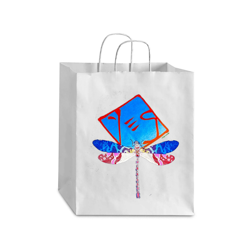 Yes Masterworks Dragonfly, Yes Masterworks Dragonfly Vintage, Yes Mast Debie Paper Bag - 10 X 5 X 13 | Artistshot