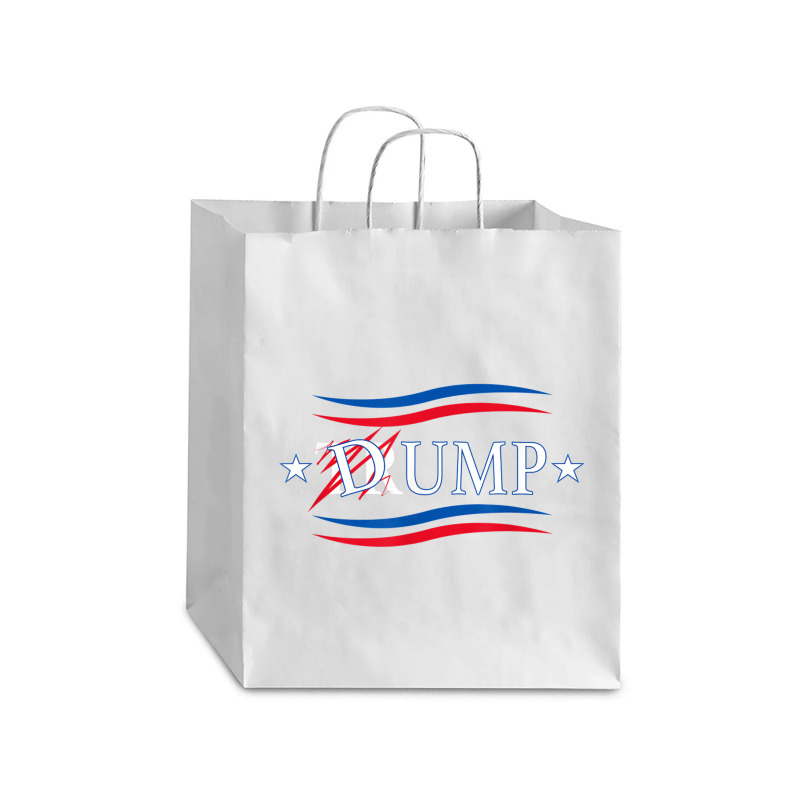 Dump Trump   Anti Trump T Shirt Debie Paper Bag - 10 X 5 X 13 | Artistshot