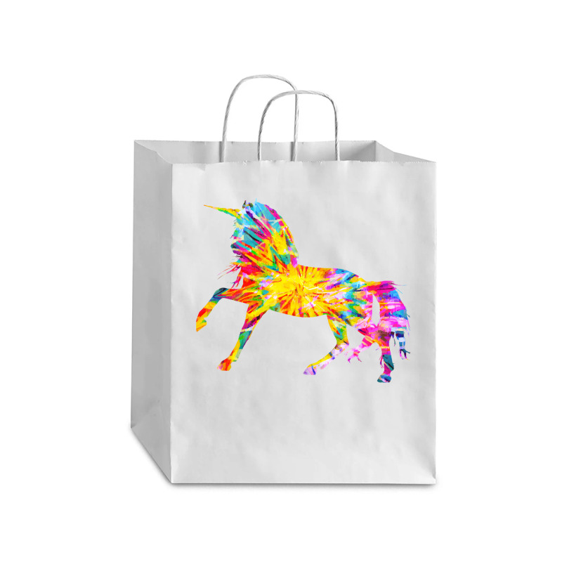 Tie Dye T  Shirt T I E D Y E U N I C O R N T  Shirt Debie Paper Bag - 10 X 5 X 13 | Artistshot