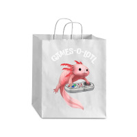 Save The Axolotls  For Animals Lovers Debie Paper Bag - 10 X 5 X 13 | Artistshot