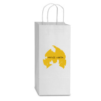 Man Hiphop Merchandise Classic Double Wine Paper Bag - 6 1/2 X 3 1/2 X 12 3/8 | Artistshot