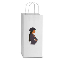 Janet Jackson   Poetic Justice  Classic Double Wine Paper Bag - 6 1/2 X 3 1/2 X 12 3/8 | Artistshot