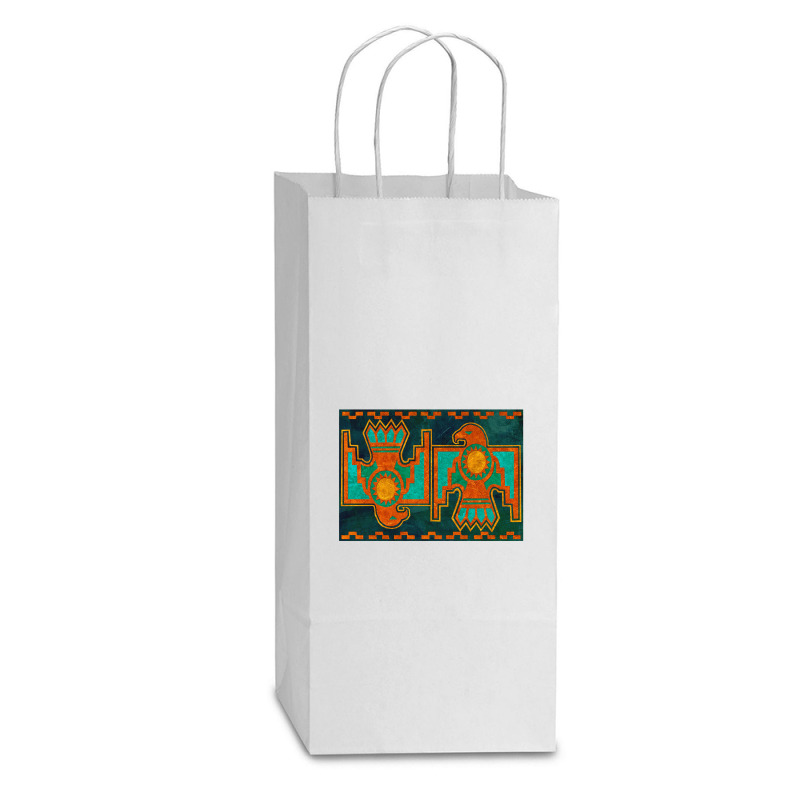 Thunderbird Double Wine Paper Bag - 6 1/2 X 3 1/2 X 12 3/8 | Artistshot