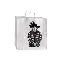 Goku Drip Classic Jumbo Paper Bag - 18 X 7 X 18 3/4 | Artistshot