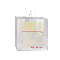 Conveyor Operator Dictionary Term Jumbo Paper Bag - 18 X 7 X 18 3/4 | Artistshot