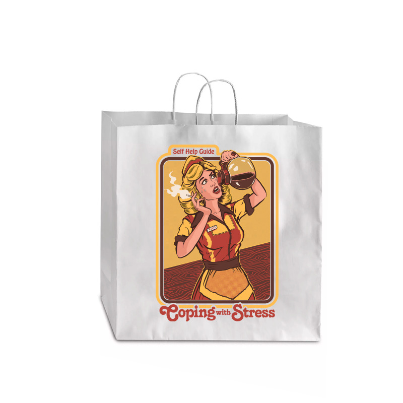 Coping With Stress Jumbo Paper Bag - 18 X 7 X 18 3/4 | Artistshot