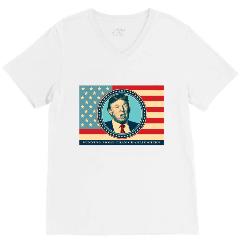 Donald Trump For President V-neck Tee | Artistshot