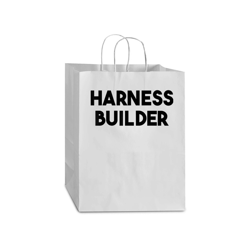 Harness Builder T Shirt Mart Paper Bag -13 X 7 X 17 | Artistshot