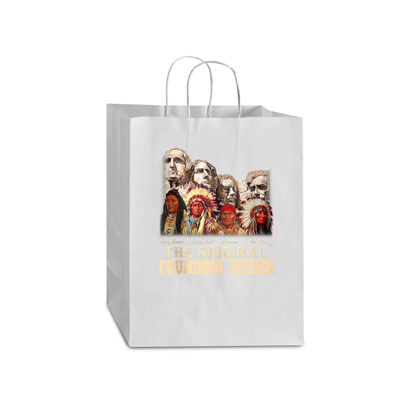 The-original,founding,fathers,natives,american,t-shirt Mart Paper Bag -13 X 7 X 17 | Artistshot