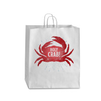 Holly Crab Funny Gift Tee Shirt Crustacean Zoology Nerd Queen Paper Bag - 16 X 6 X 19 1/4 | Artistshot