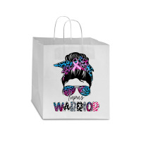 7.lupus Warrior Women Glasses Messy Bun Leopard Bandana Star Paper Bag - 13 X 7 X 13 | Artistshot