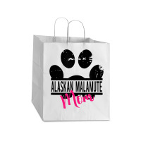 Alaskan Malamute Mom Tee Shirt   Dog Breed Gift For Women Take Out Paper Bag - 14 X 10 X 15 1/2 | Artistshot