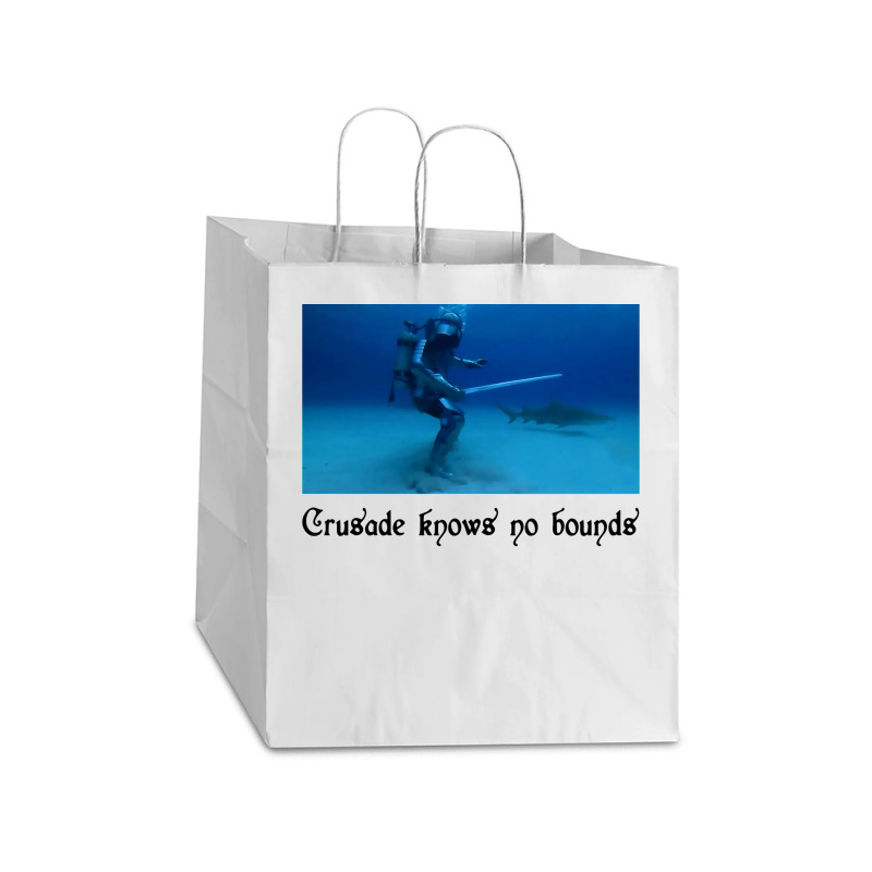 Crusade Knows No Bounds Classic Take Out Paper Bag - 14 X 10 X 15 1/2 | Artistshot