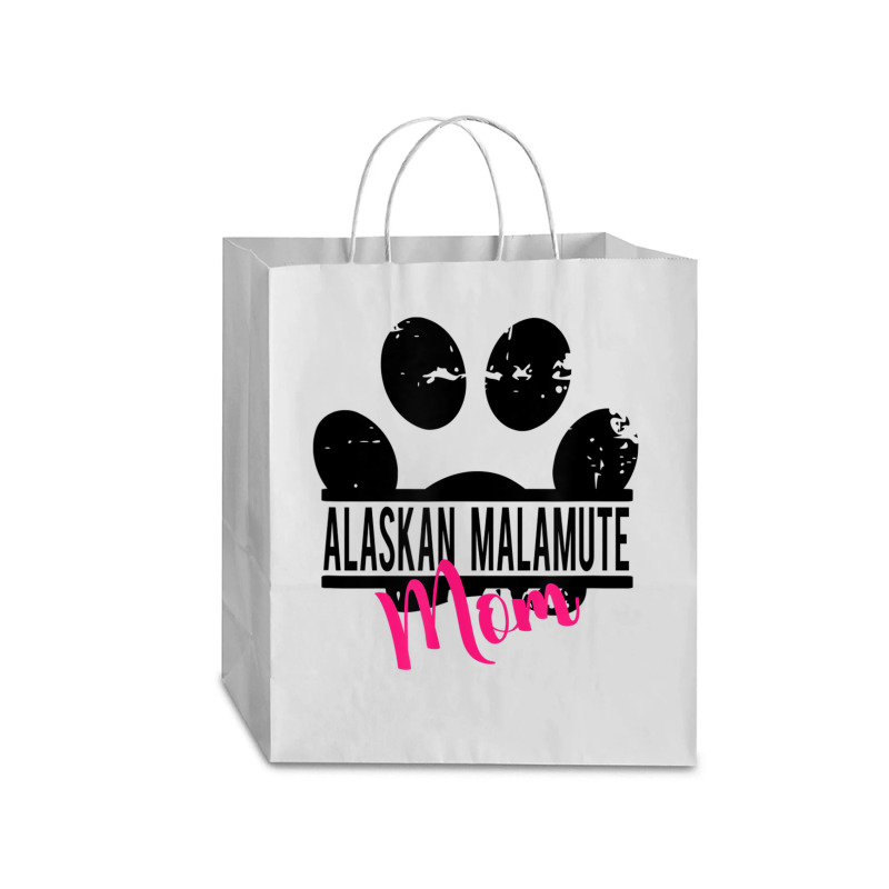 Alaskan Malamute Mom Tee Shirt   Dog Breed Gift For Women Traveler Paper Bag -13 X 6 X 15 3/4 | Artistshot