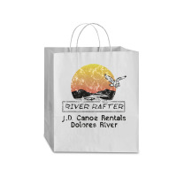 Dolores River Canoe Rentals River Rafter (distressed) Traveler Paper Bag -13 X 6 X 15 3/4 | Artistshot