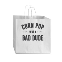 Corn Pop Was A Bad Dude T Shirt Vogue Paper Bag - 16 X 6 X 12 | Artistshot