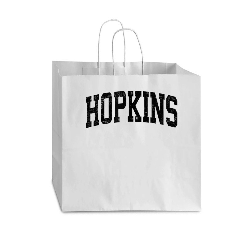 Hopkins Minnesota Mn Vintage Athletic Sports Black Design T Shirt Vogue Paper Bag - 16 X 6 X 12 | Artistshot