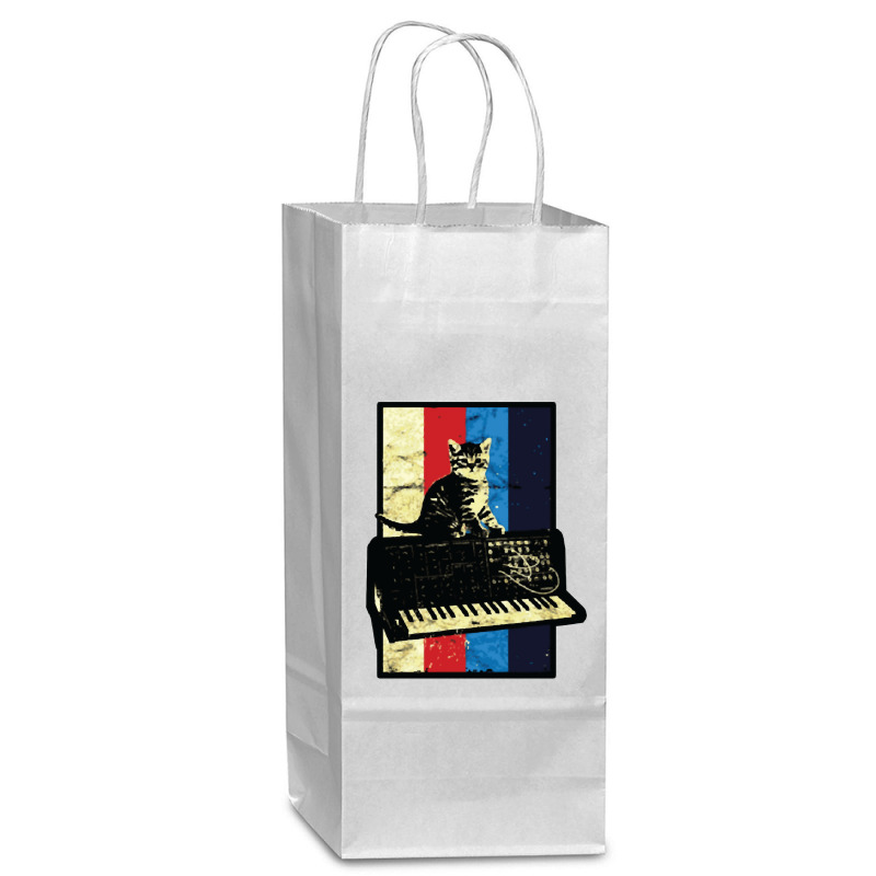 Synthesizer Wine Paper Bag - 5 1/2 X 3 1/4 X 13 | Artistshot