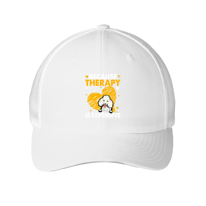 Poodle Lover Dog Because Therapy Is Expensive Poodle 435 Poodles Mesh cap by golferu | Artistshot