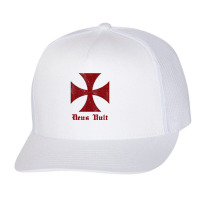 Deus Vult Templar Order Knights Templar Holy Cross Helmet T Shirt Trucker Cap | Artistshot