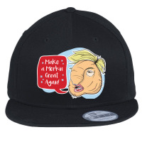 Make A Merkin Great Again Flat Bill Snapback Cap | Artistshot