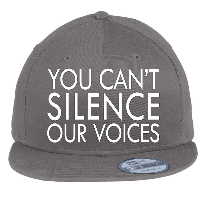 Silence Flat Bill Snapback Cap by trokeryth | Artistshot