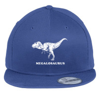 Megalosaurus Dinosaur Flat Bill Snapback Cap | Artistshot