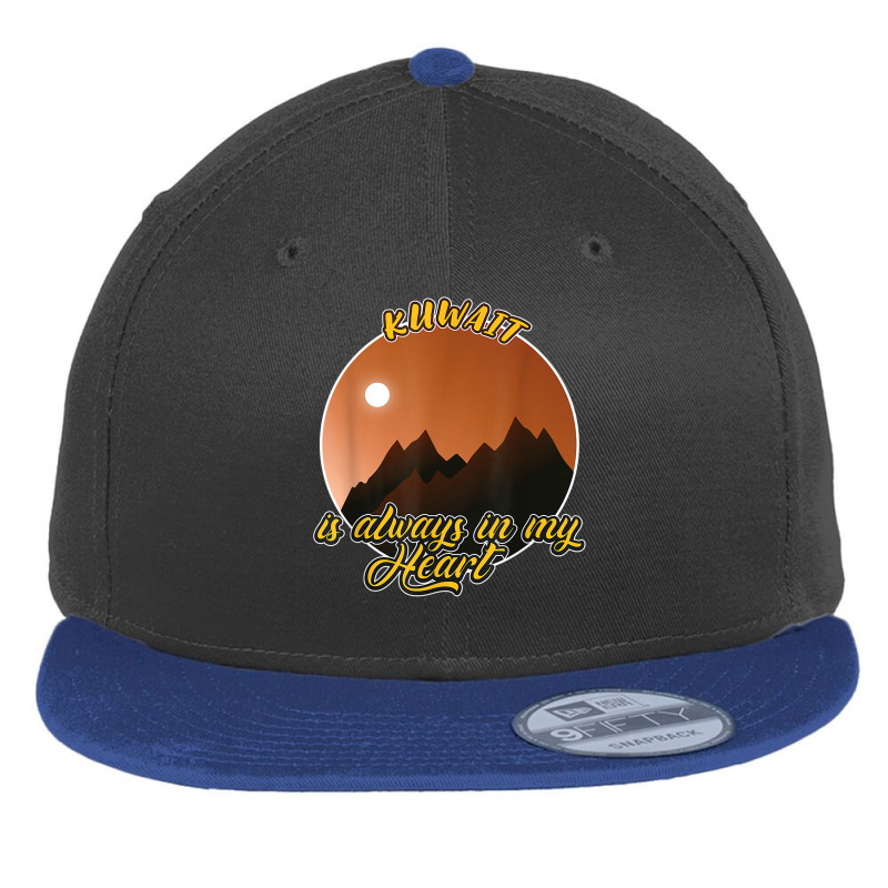 Kuwait Is Always In My Heart T Shirt Flat Bill Snapback Cap by survisgn | Artistshot