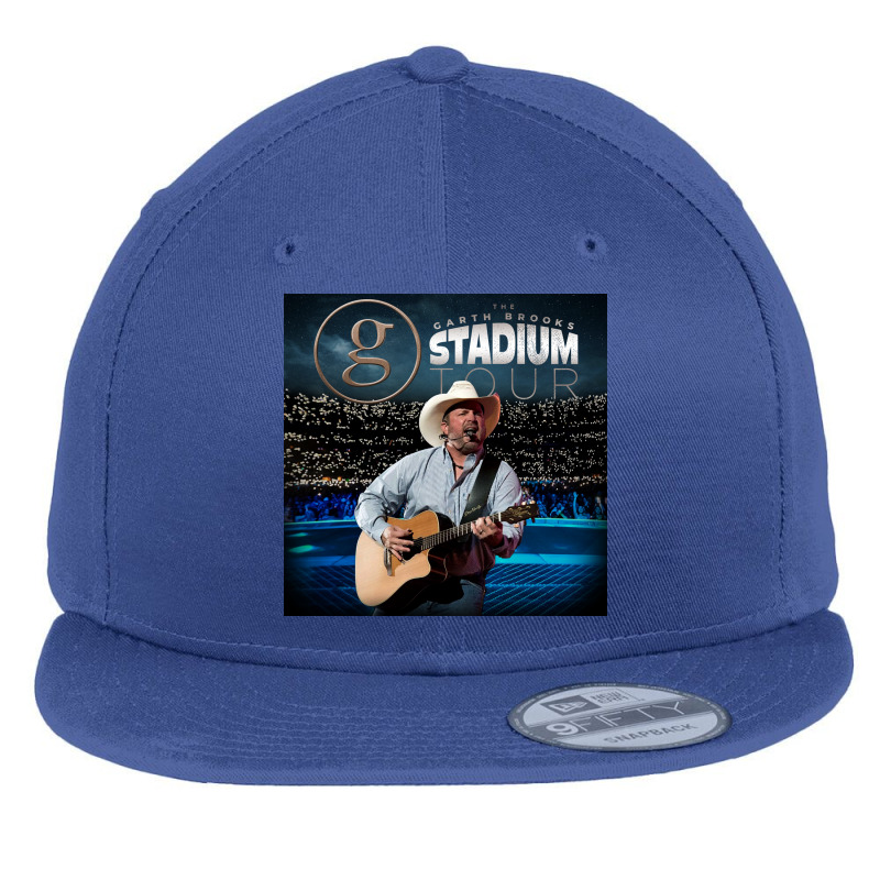 Garth Brooks Stadiumtour Flat Bill Snapback Cap by optimusrega | Artistshot