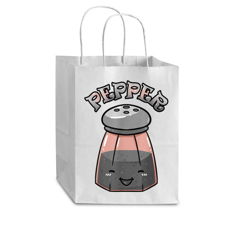 Matching Halloween Salt & Pepper Costume For Couples Cub Paper Bag - 8 X 4 1/2 X 10 1/4 | Artistshot