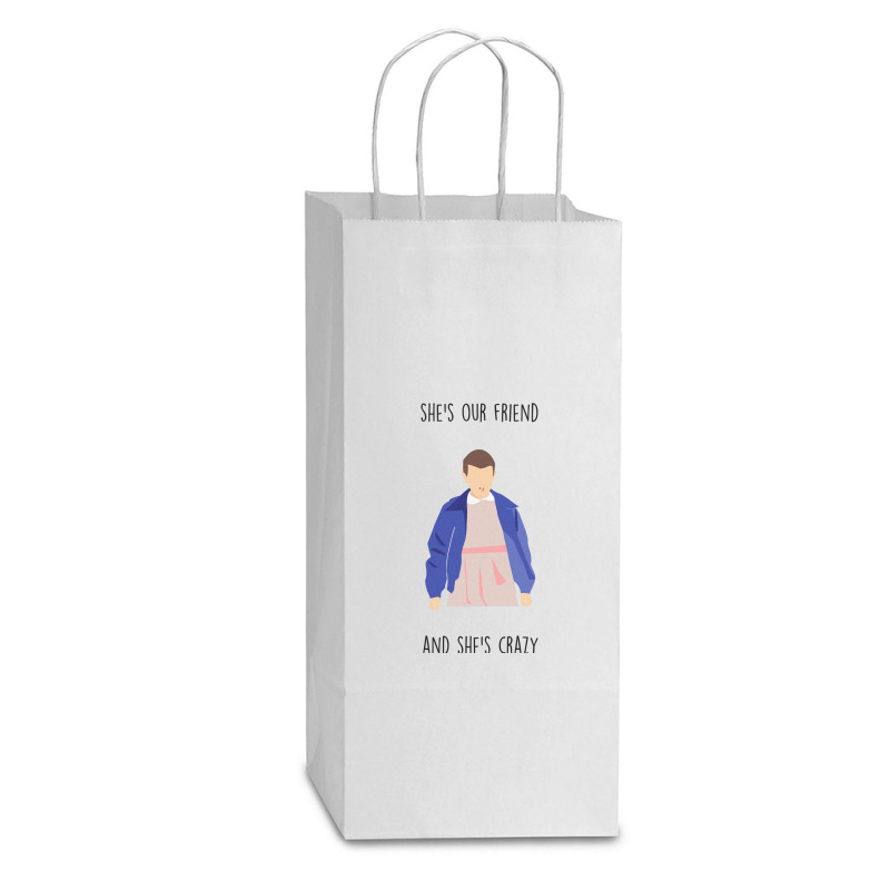 Women Men Jaeden Lieberher Call Me Double Wine Paper Bag - 6 1/2 X 3 1/2 X 12 3/8 | Artistshot