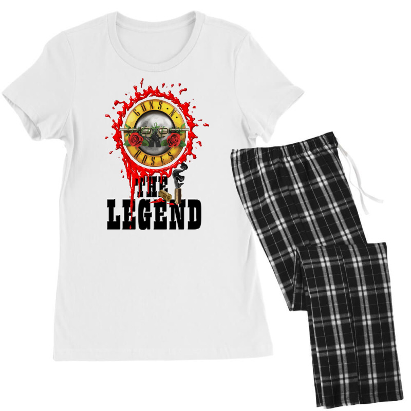 Black T-shirt Design Women's Pajamas Set by Jhanafi | Artistshot