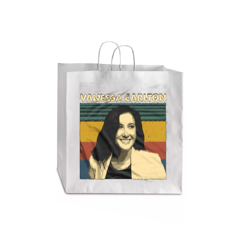 Vanessa Carlton, Vanessa Carlton Vintage, Vanessa, Carlton, Vanessa Ca Jumbo Paper Bag - 18 X 7 X 18 3/4 | Artistshot