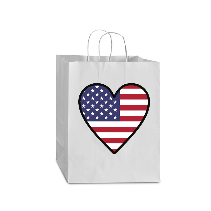 I Love The Usa, I Love The Usa Vintage, I Love The Usa Art, I Love The Mart Paper Bag -13 X 7 X 17 | Artistshot