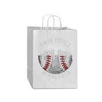 Cool Twin Cities Minnesota Mn Baseball Skyline St. Paulmpls Mart Paper Bag -13 X 7 X 17 | Artistshot