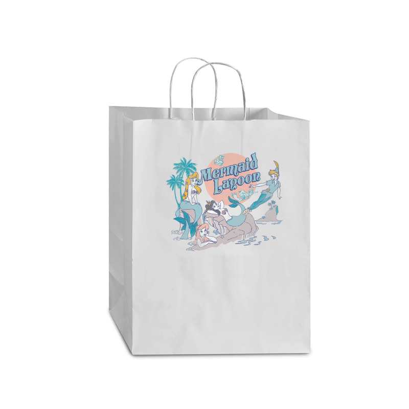 Peter Pan Distressed Mermaid Lagoon Mart Paper Bag -13 X 7 X 17 | Artistshot