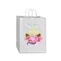 Cute Unicorn Face Hanukkah Gift T  Shirt Unicorn Face Hanukkah Funny H Mart Paper Bag -13 X 7 X 17 | Artistshot