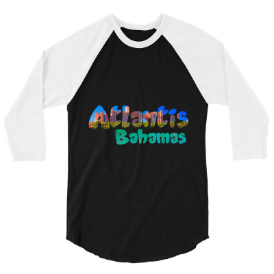 Atlantis Bahamas T Shirt. 3/4 Sleeve Shirt Designed By Lemonjack