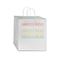 Retro Style Harness Racing Design Star Paper Bag - 13 X 7 X 13 | Artistshot