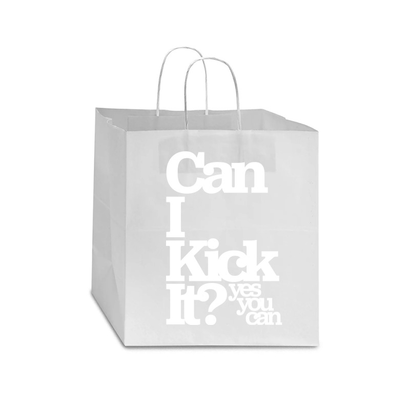 Can I Kick It Yes You Can! Great Gift For Old School Hiphop Heads Star Paper Bag - 13 X 7 X 13 | Artistshot