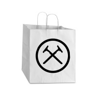 Dollar Shave Club Take Out Paper Bag - 14 X 10 X 15 1/2 | Artistshot