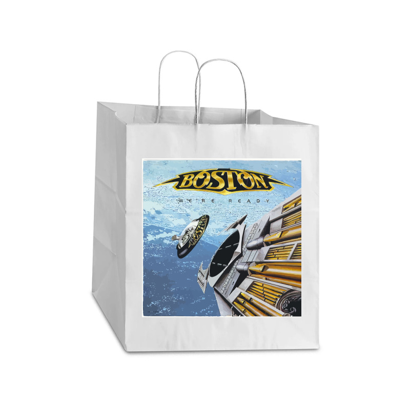 Boston Take Out Paper Bag - 14 X 10 X 15 1/2 | Artistshot