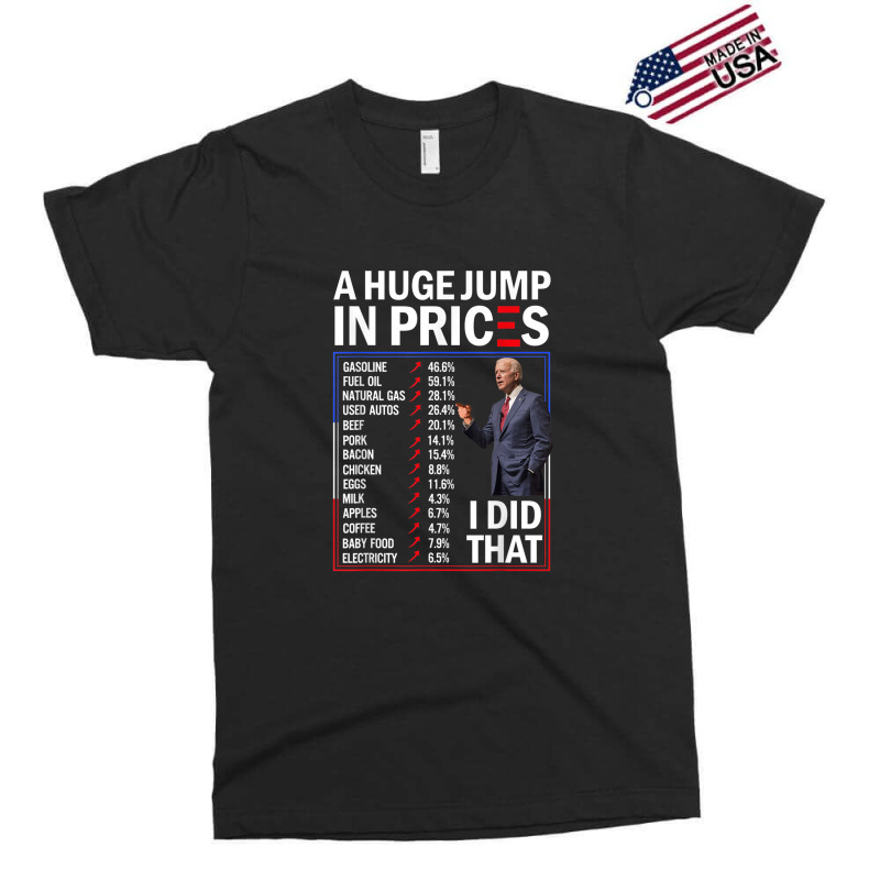 Funny A Huge Jump In Prices I Did That Anti Joe Biden Meme Exclusive T-shirt by Vivu991 | Artistshot