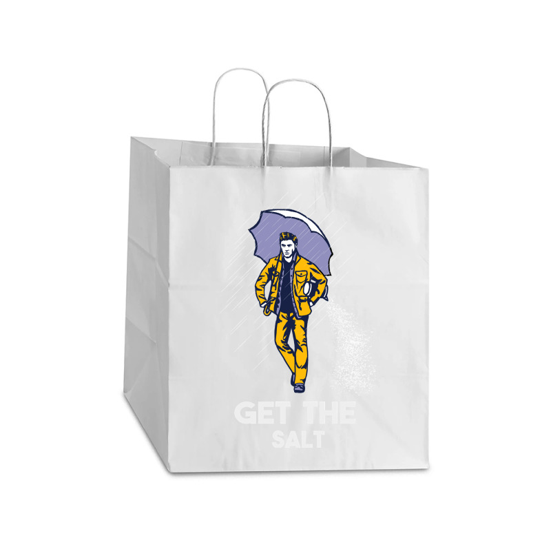 Get The Salt Take Out Paper Bag - 14 X 10 X 15 1/2 | Artistshot