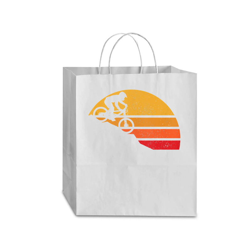 Mountain Bike Vintage Mtb Downhill Biking Cycling Biker Gift Traveler Paper Bag -13 X 6 X 15 3/4 | Artistshot