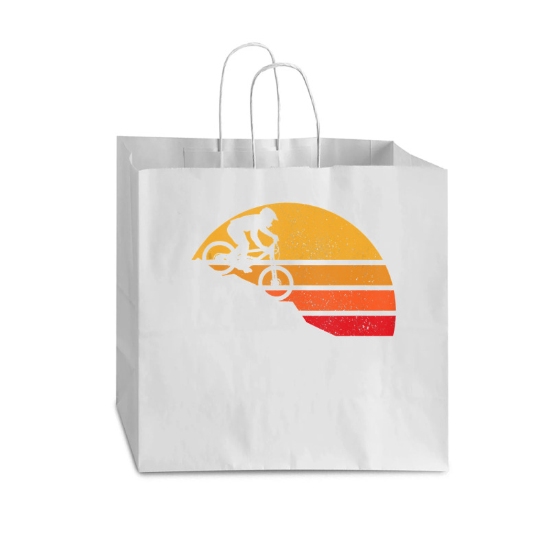 Mountain Bike Vintage Mtb Downhill Biking Cycling Biker Gift Vogue Paper Bag - 16 X 6 X 12 | Artistshot