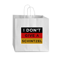 I Dont Give A Schnitzel Funny Oktoberfest Vogue Paper Bag - 16 X 6 X 12 | Artistshot